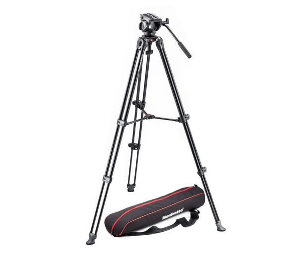Manfrotto 502AM aluminium + głowica 500AH - 1282636 - zdjęcie